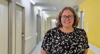 Karen Reyniers als studieverpleegkundige in AZ Sint-Maarten