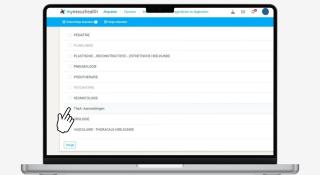 Nexuzhealth handleiding afspraak boeken - stap 5