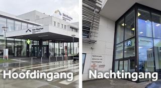 Hoofdingang en nachtingang AZ Sint-Maarten