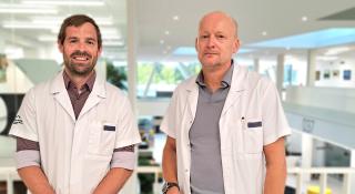 Dr. Joris Jaekers en dr. Joris Ceulemans in AZ Sint-Maarten