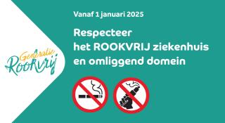 Rookvrij ziekenhuisdomein 1 januari